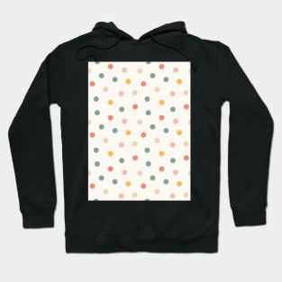 Sweet Minimal Polka Dot Pattern Hoodie